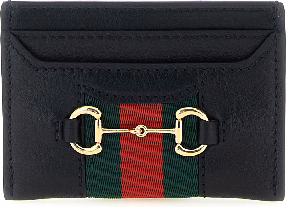 Gucci Black Calfskin Cardholder