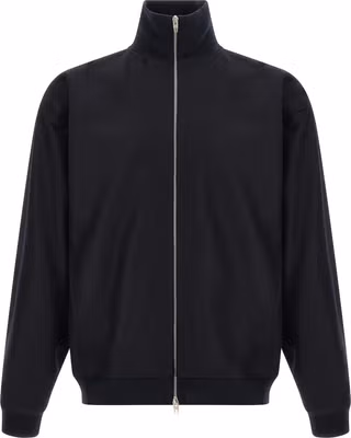 Blue Wool Full-Length Jacket