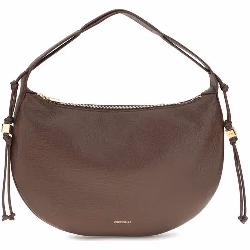 Coccinelle Brown Calf Leather Bos Taurus Shoulder Bag