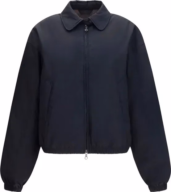 Our Legacy Black Cotton Full-Length Jacket