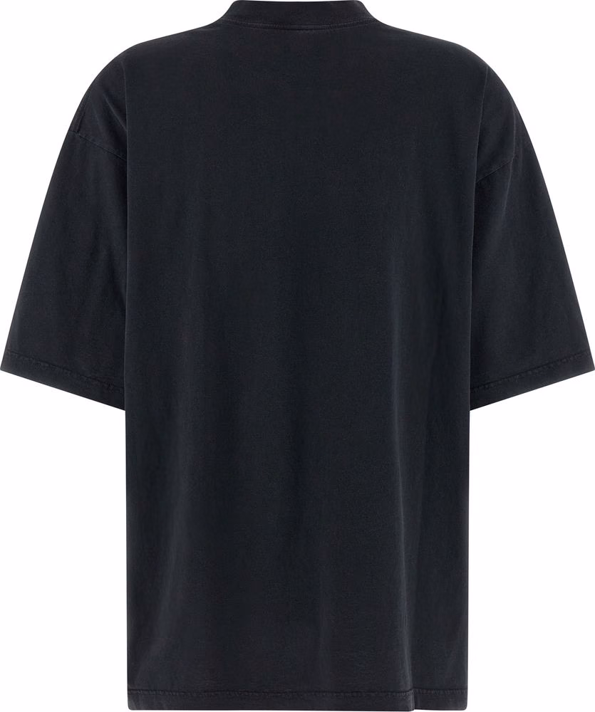 Balenciaga Black Cotton T-Shirt