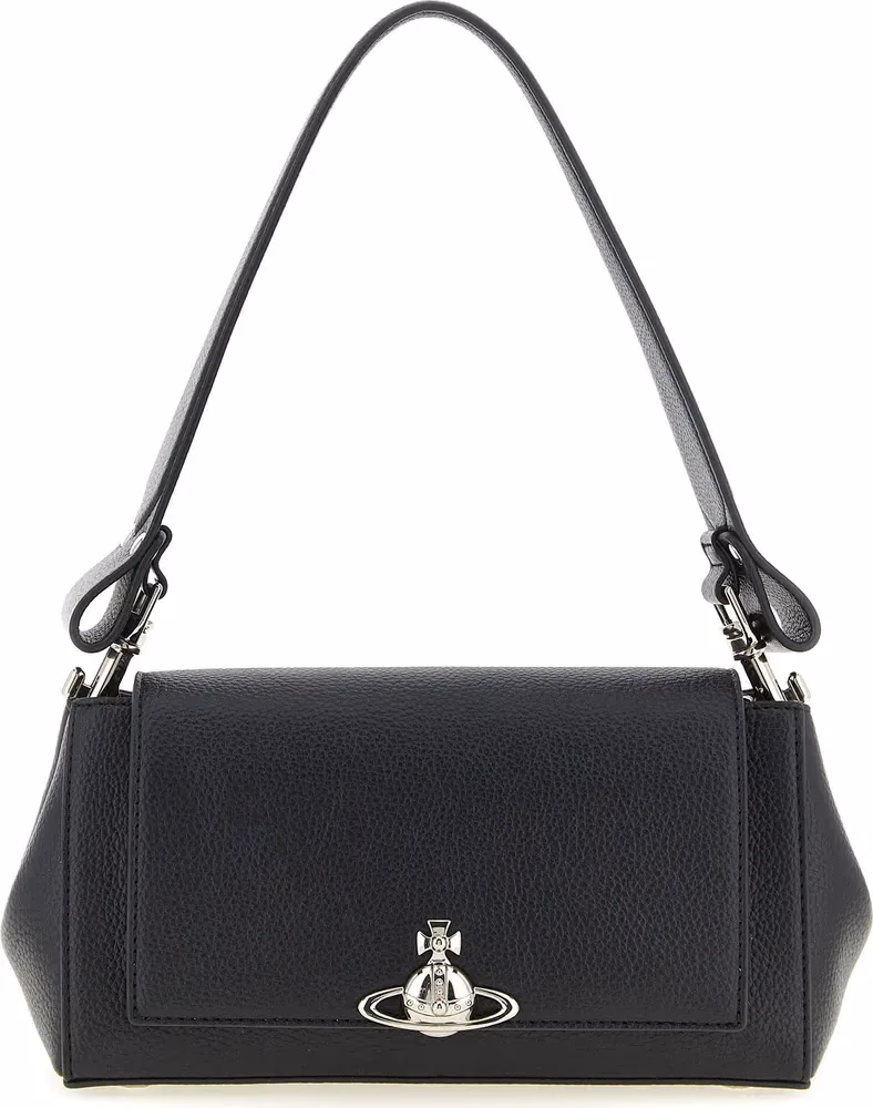 Vivienne Westwood Black Polyethylene Shoulder Bag