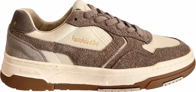 Pantofola D'Oro Grey Leather Men Sneaker