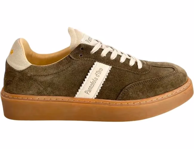 Pantofola D'Oro Green Suede Men Sneaker