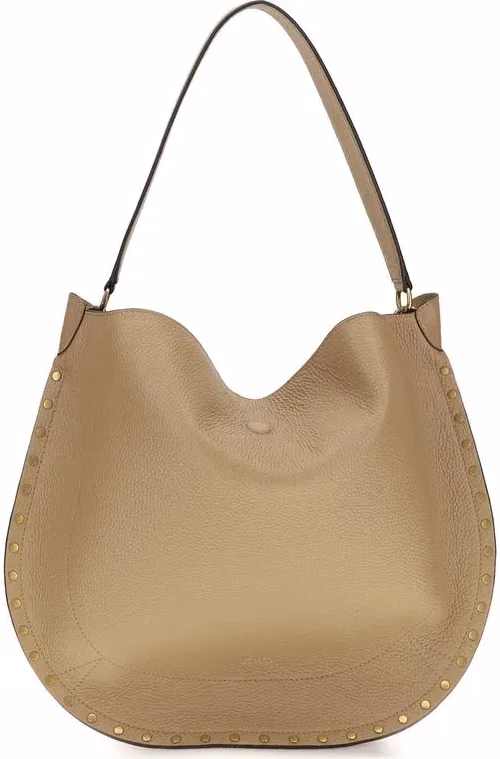 Isabel Marant Beige Calf Leather Bos Taurus Shoulder Bag