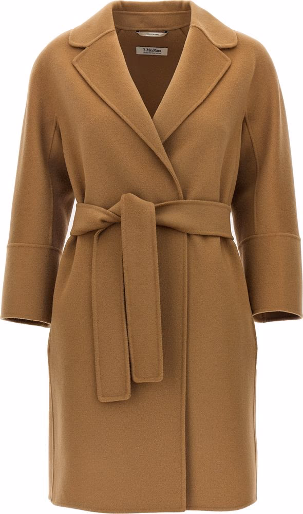 'S Max Mara Beige Wool Coat