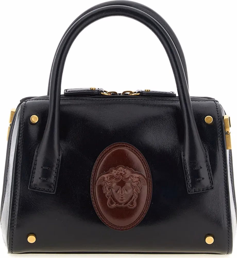 Versace Black Calfskin Handbag