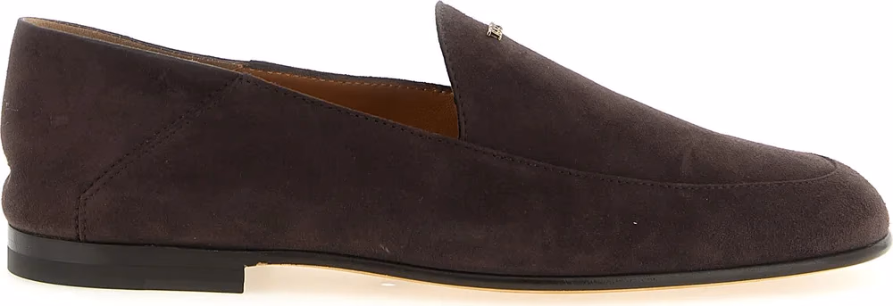 Tod's Brown Goatskin Slip-On Loafers