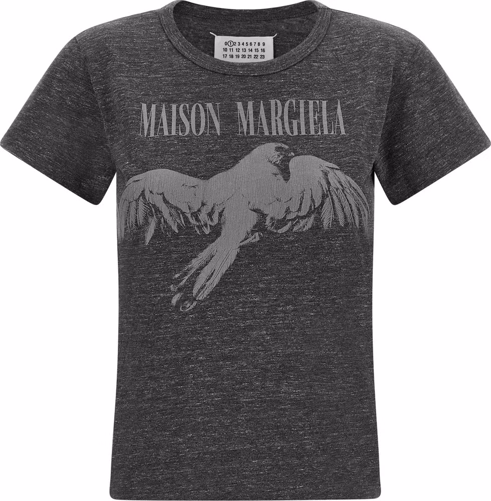 Maison Margiela Gray Cotton T-Shirt