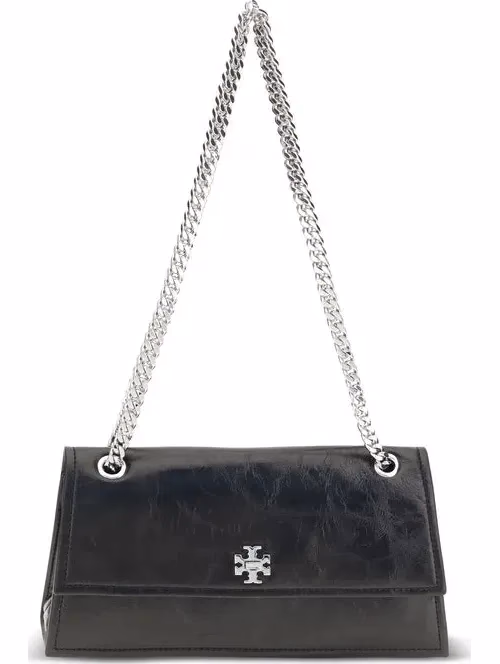 Tory Burch Black Suede Leather Shoulder Bag