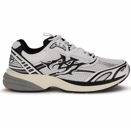 Amiri White Calf Leather Bos Taurus Athletic Sneakers