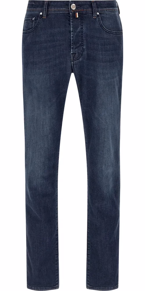 Jacob Cohen Blue Cotton Slim Fit Jeans