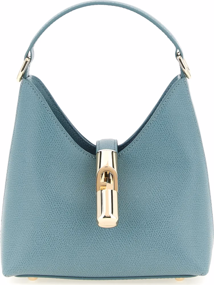 Furla Blue Calfskin Handbag
