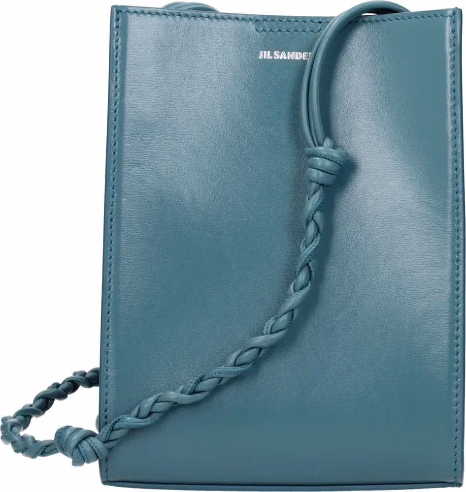 Jil Sander Green Leather Crossbody Bag