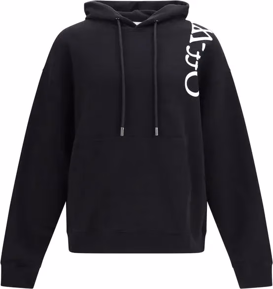 Off-White Black Cotton Sweatshirt