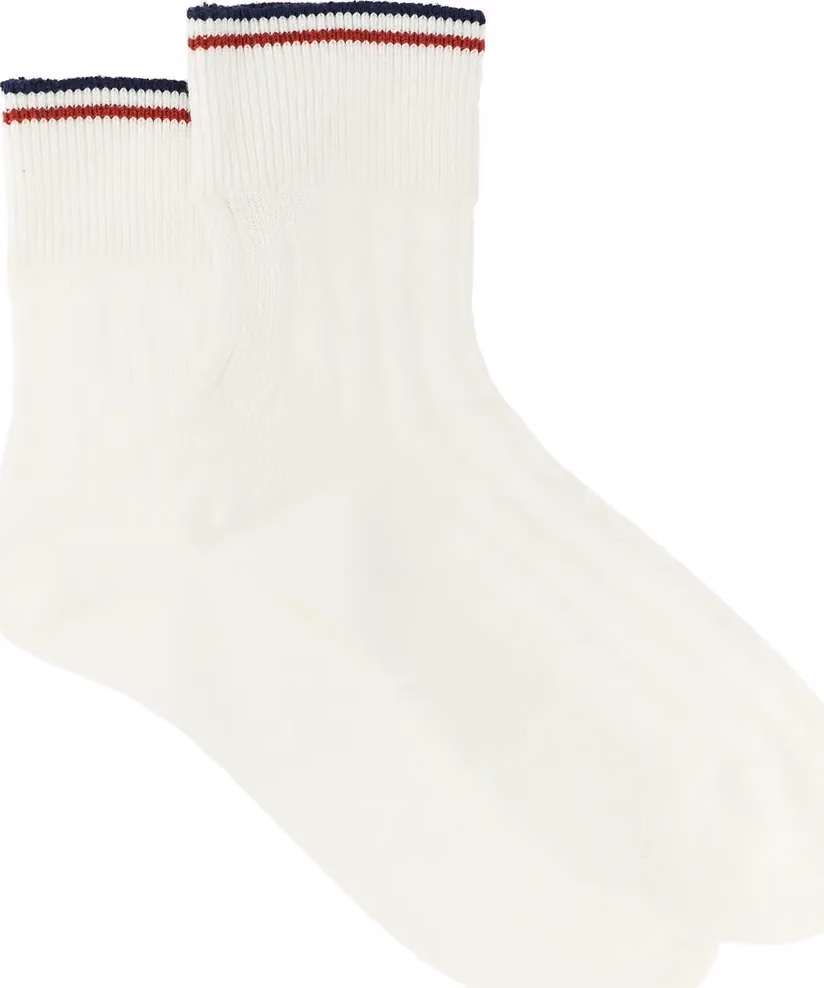 Brunello Cucinelli White Cotton Socks