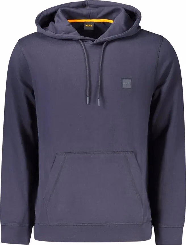 Hugo Boss Blue Cotton Men's Hoodie
