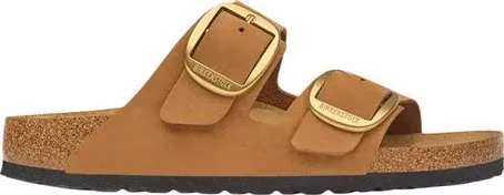 Birkenstock Brown Leather Flat Sandals