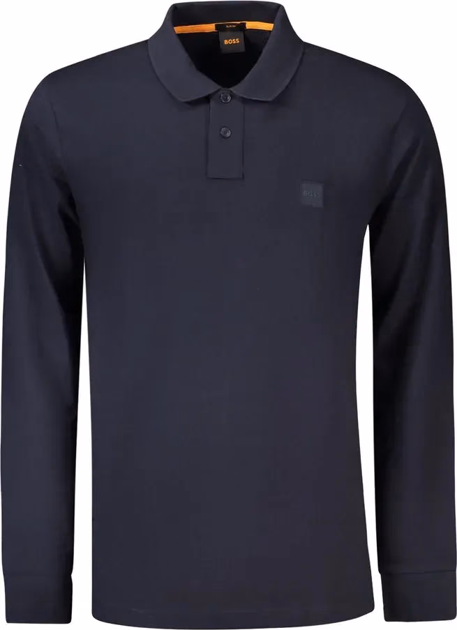 Hugo Boss Blue Cotton Men's Polo