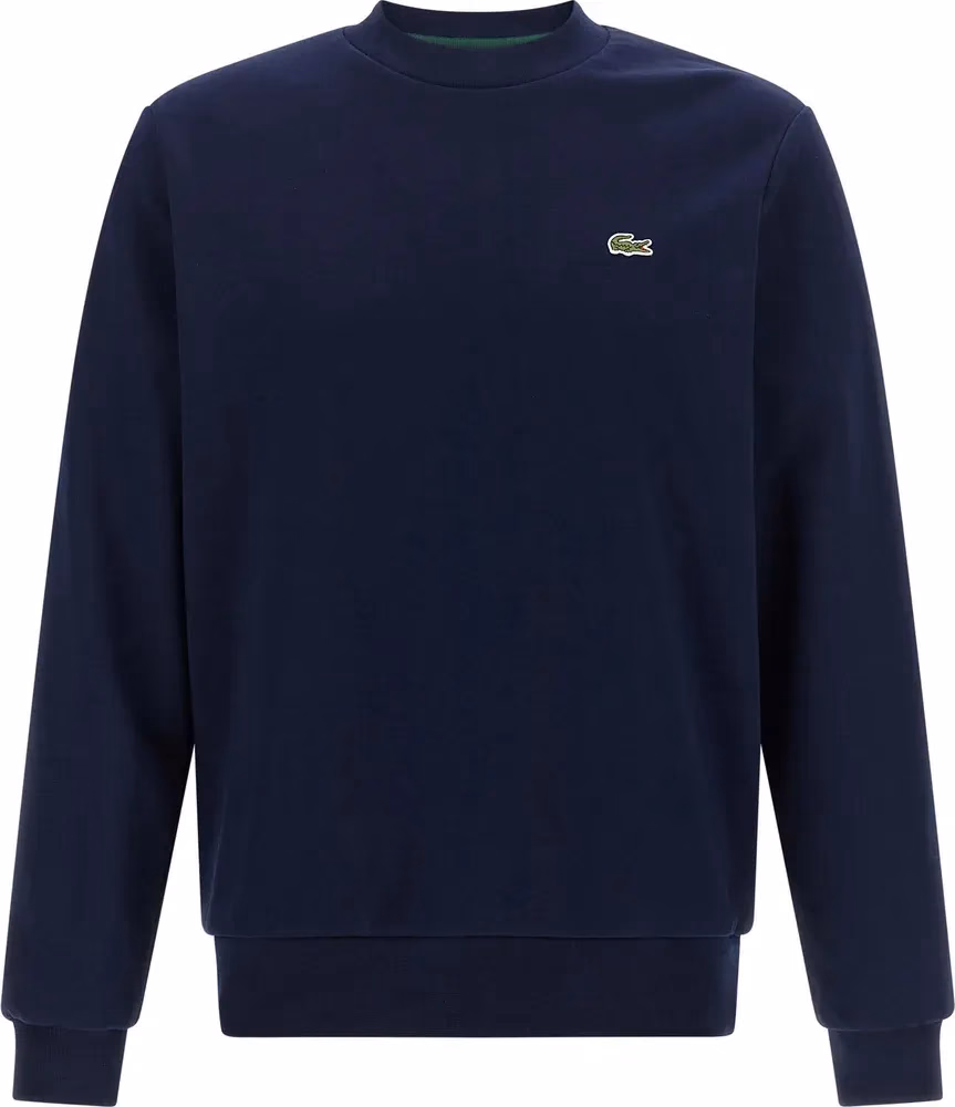 Lacoste Blue Cotton Sweatshirt