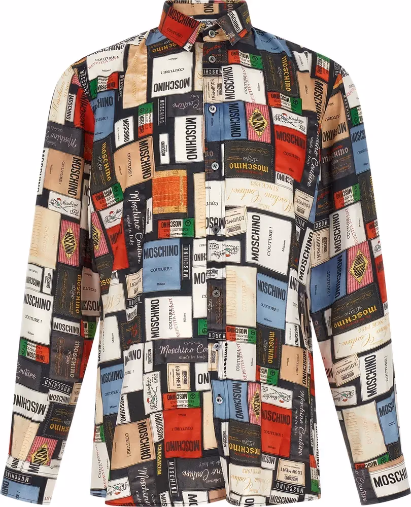 Moschino Multicolor Silk Blouse