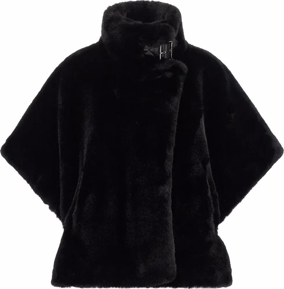 PINKO Black Polyester Coat