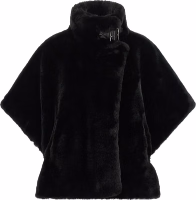 Black Polyester Coat