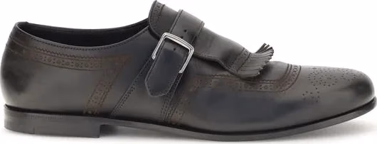 Church's Black Calf Leather Bos Taurus Slip-On Loafers