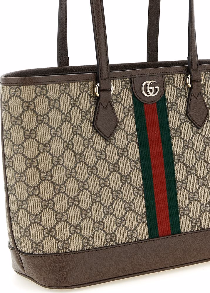 Gucci Brown Polyethylene Tote Bag