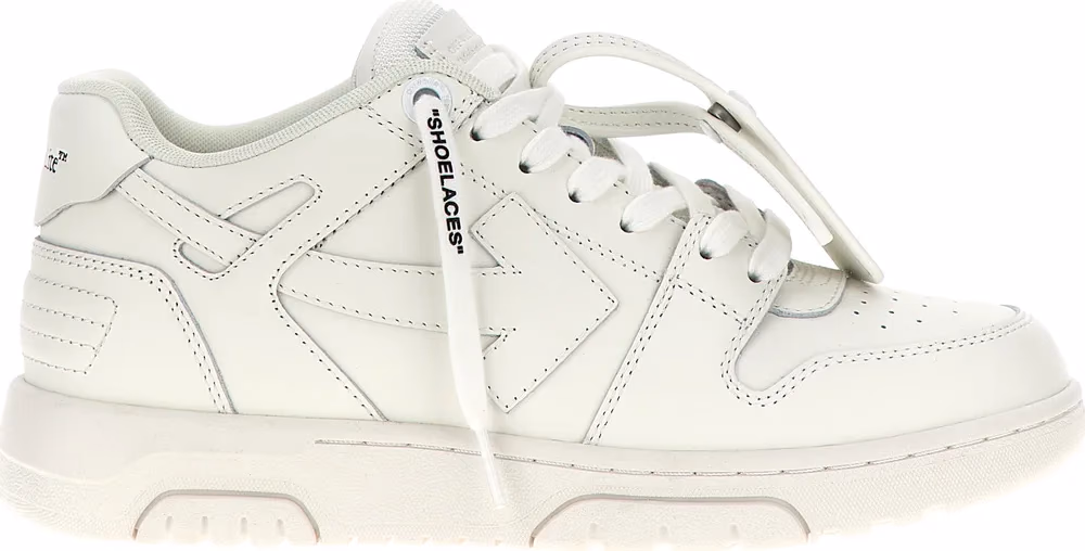 Off-White White Calfskin Low Top Sneakers