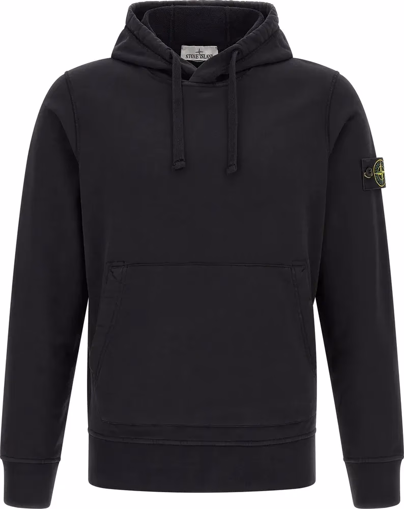 Stone Island Black Cotton Sweatshirt
