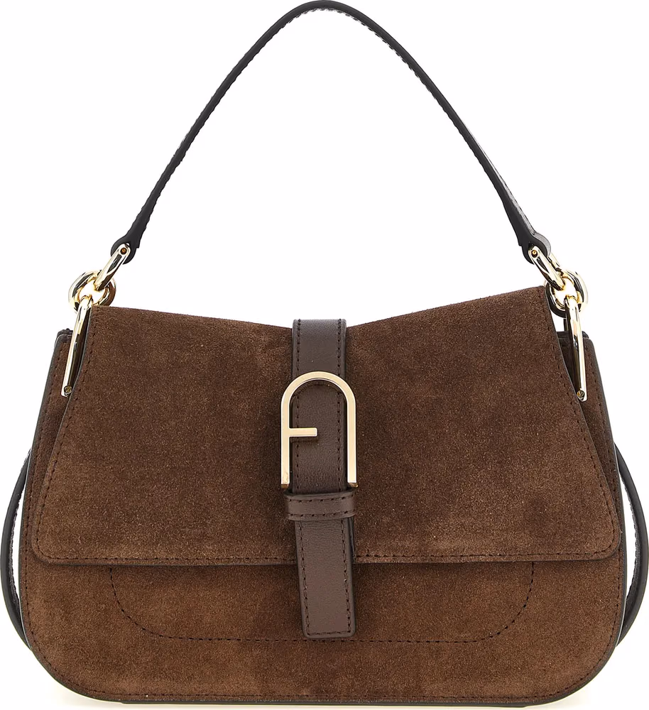 Furla Brown Calfskin Handbag