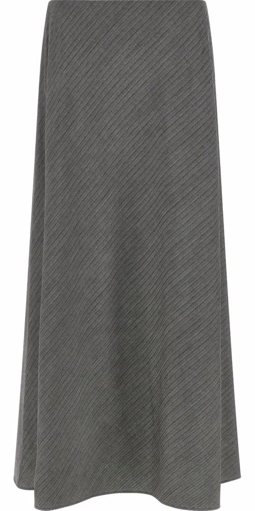 Alberta Ferretti Gray Viscose Mini Skirt