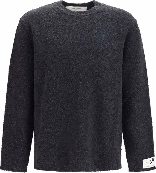 Golden Goose Gray Wool Oves Aries Sweatshirt
