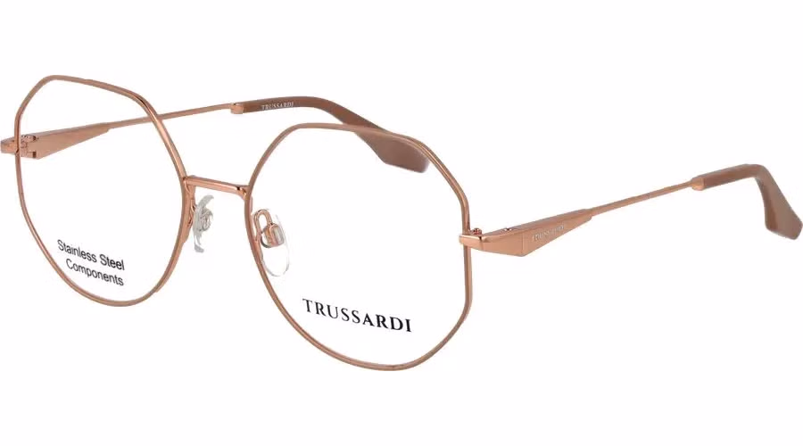 Trussardi Pink Stainless Steel Glasses (Frames)