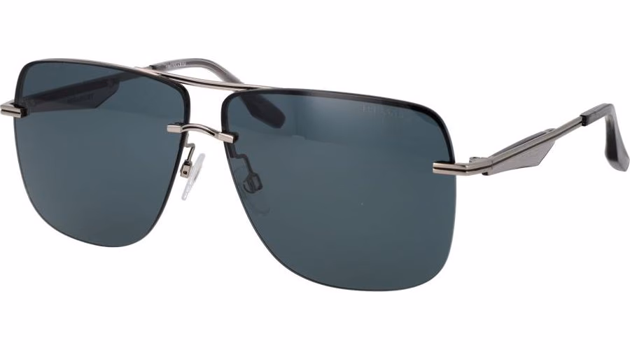 Trussardi Silver Metal Sunglasses