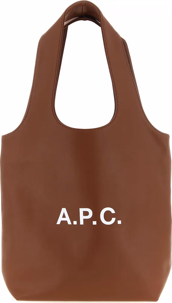 A.P.C. Brown Polyester Handbag