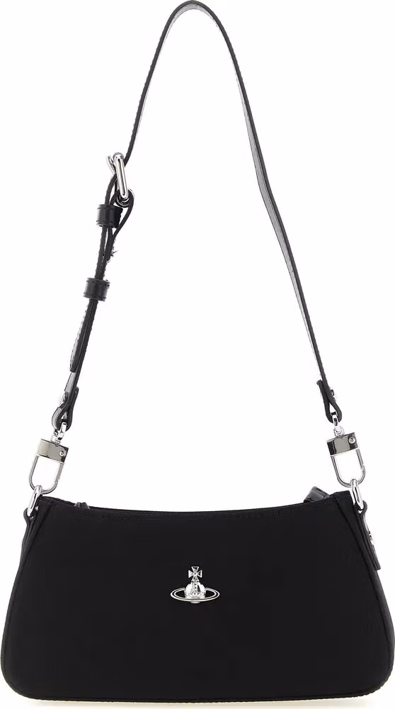 Vivienne Westwood Black Polyester Shoulder Bag