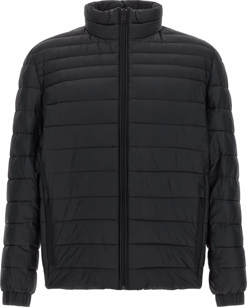 Hugo Boss Black Recycled Polyamide Full-Length Jacket