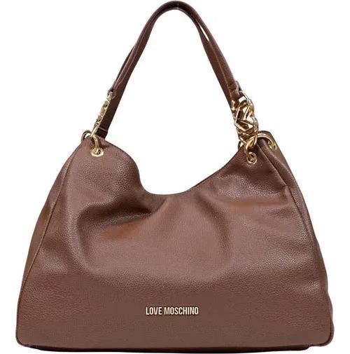 Love Moschino Brown Polyethylene Handbag