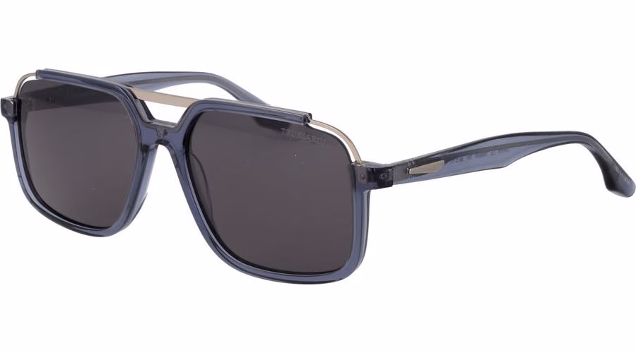 Trussardi Blue Acetate & Stainless Steel Sunglasses