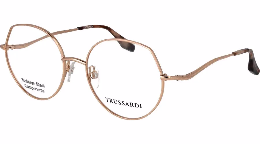 Trussardi Rose Gold Stainless Steel Glasses (Frames)