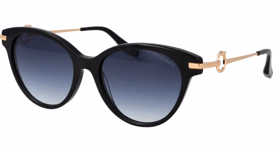 Trussardi Black Acetate Sunglasses