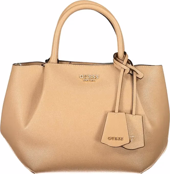 Guess Jeans Beige Polyurethane Women's Bag