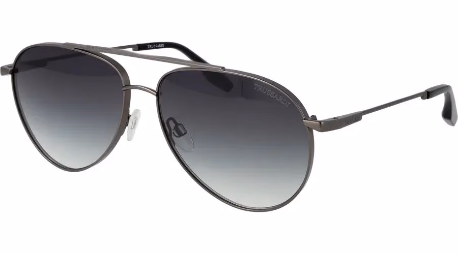 Trussardi Gray Stainless Steel Sunglasses