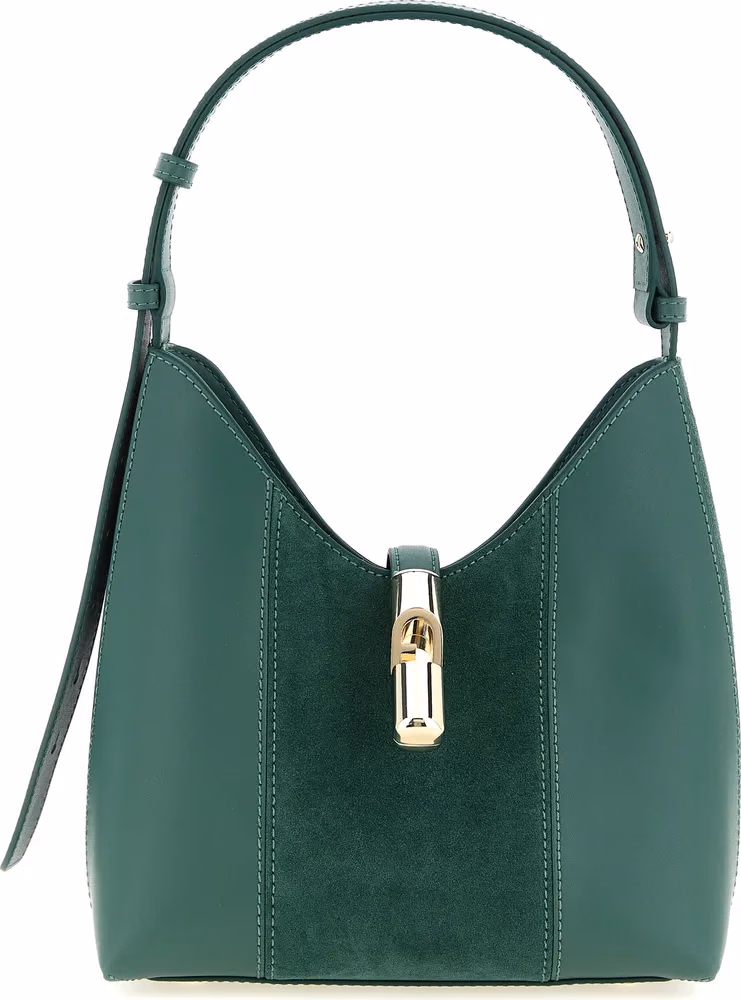 Furla Bicolor Calfskin Shoulder Bag