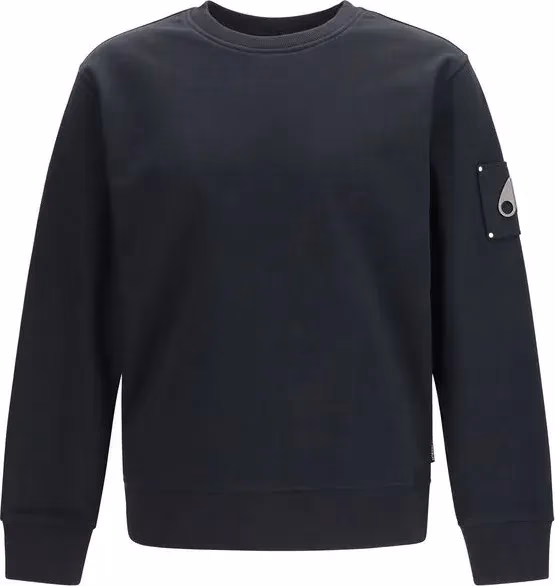 Moose Knuckles Black Cotton Sweatshirt
