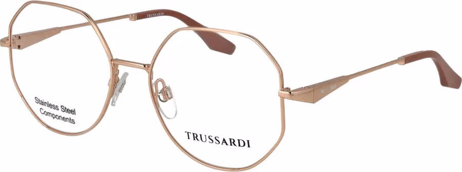 Trussardi Rose Gold Stainless Steel Glasses (Frames)