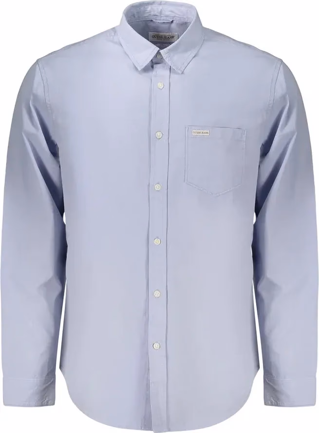 Guess Jeans Azzurro Cotton Men Shirt