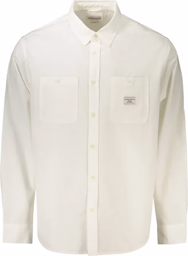Guess Jeans White Cotton Men's Shirt